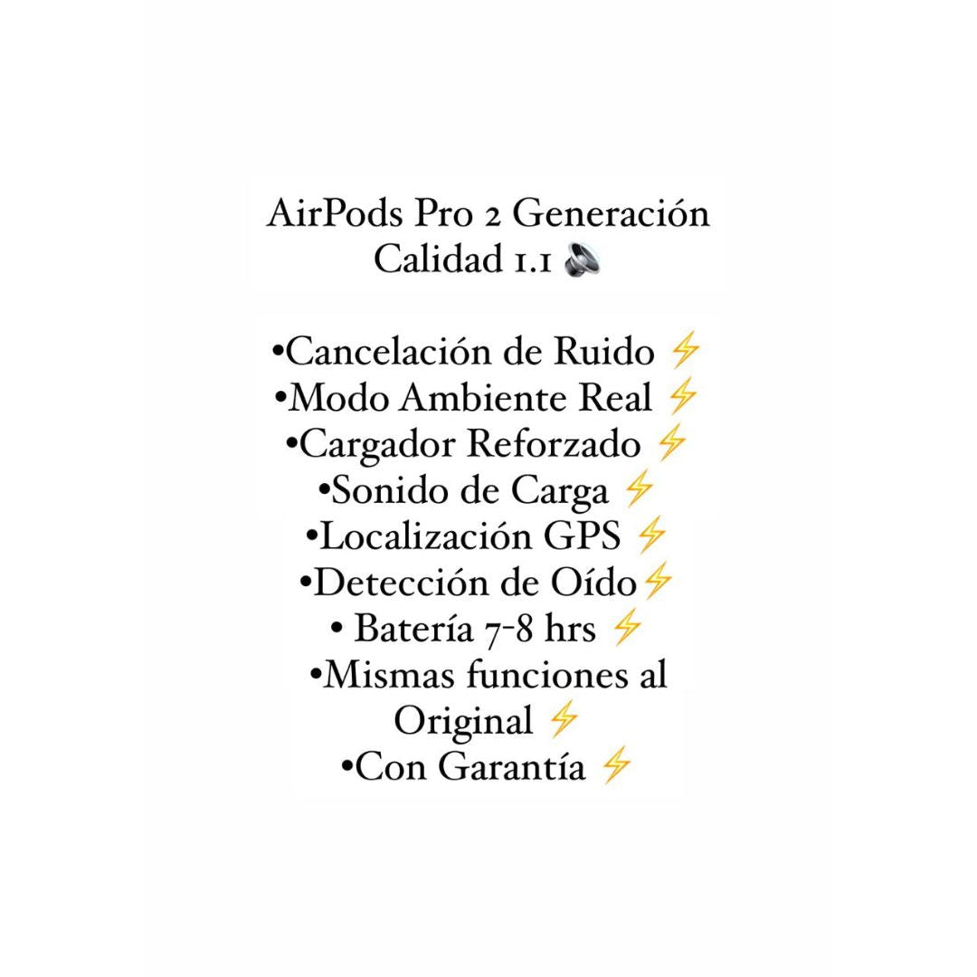 AirPods Pro 2 Gen Calidad 1.1