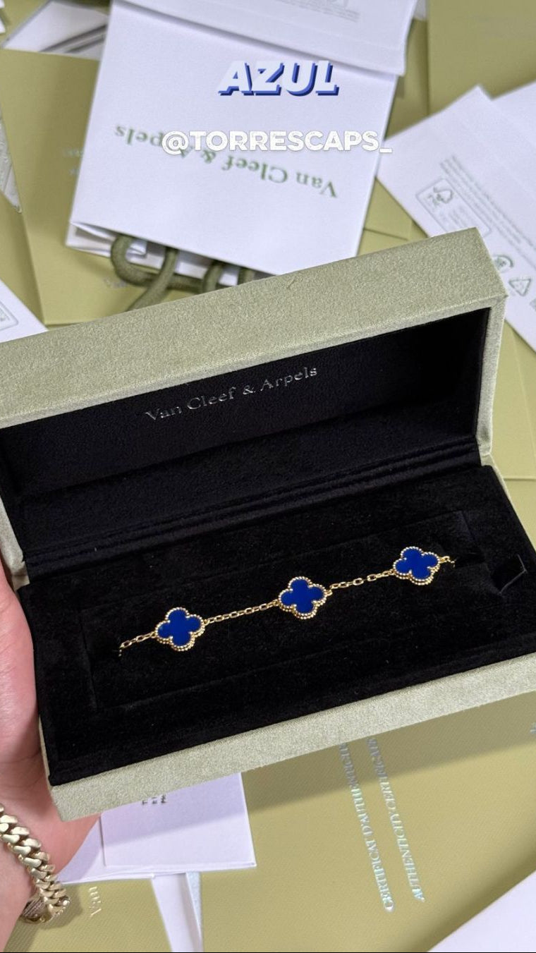 Pulso Tipo Van Cleef Azul