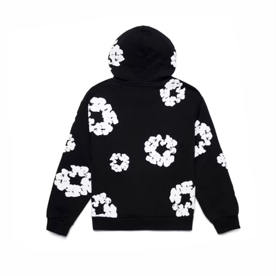 SUDADERA DENIM TEARS NEGRA