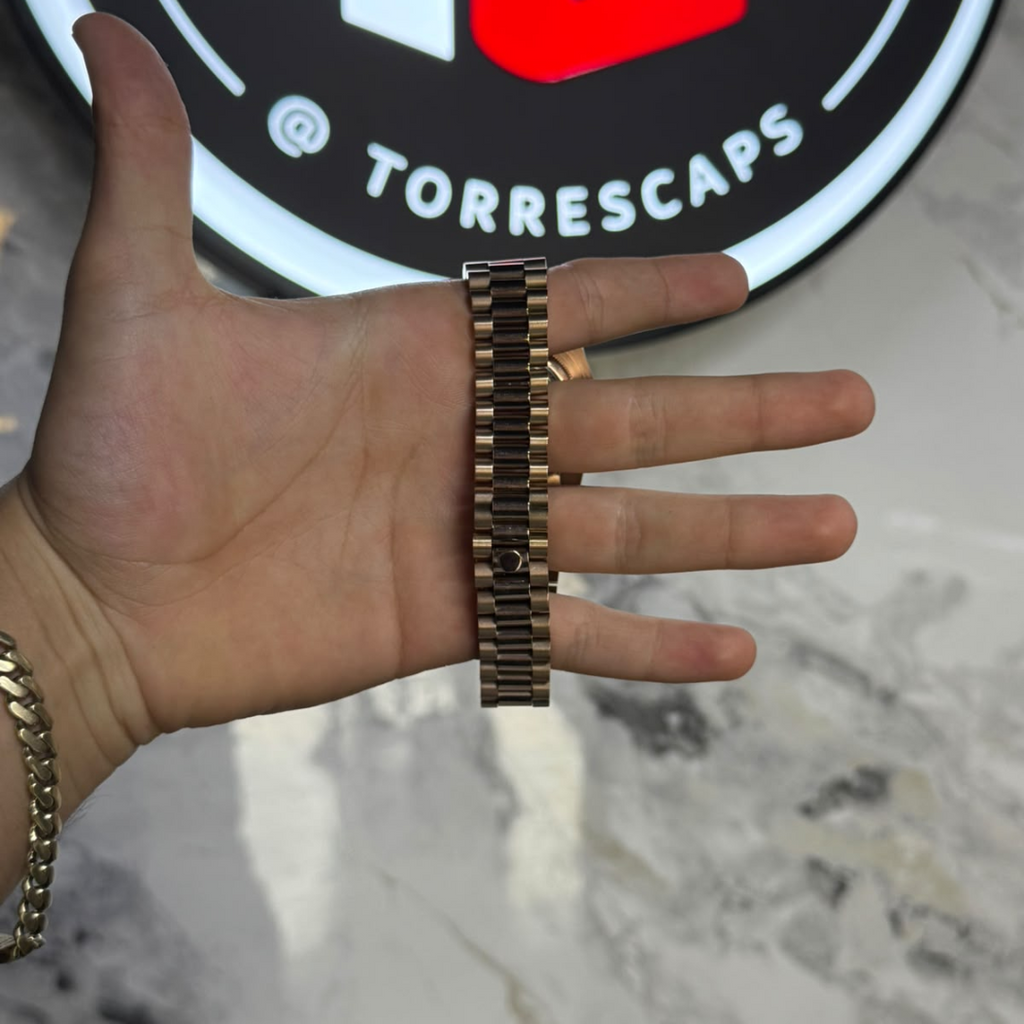 RELOJ SEIKO MOD ROSE GOLD OLIVE DIAL
