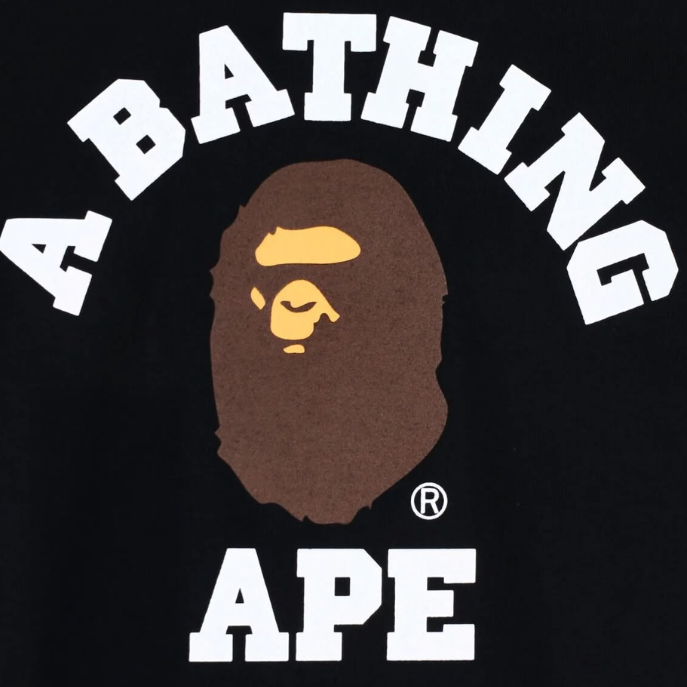 PLAYERA A BATHING APE NEGRA