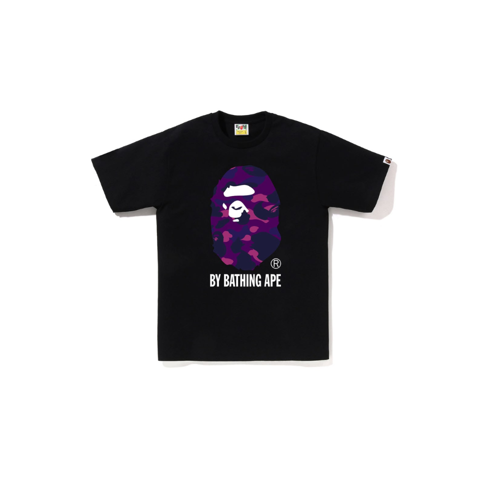 PLAYERA BY BATHING APE CAMO MORADA