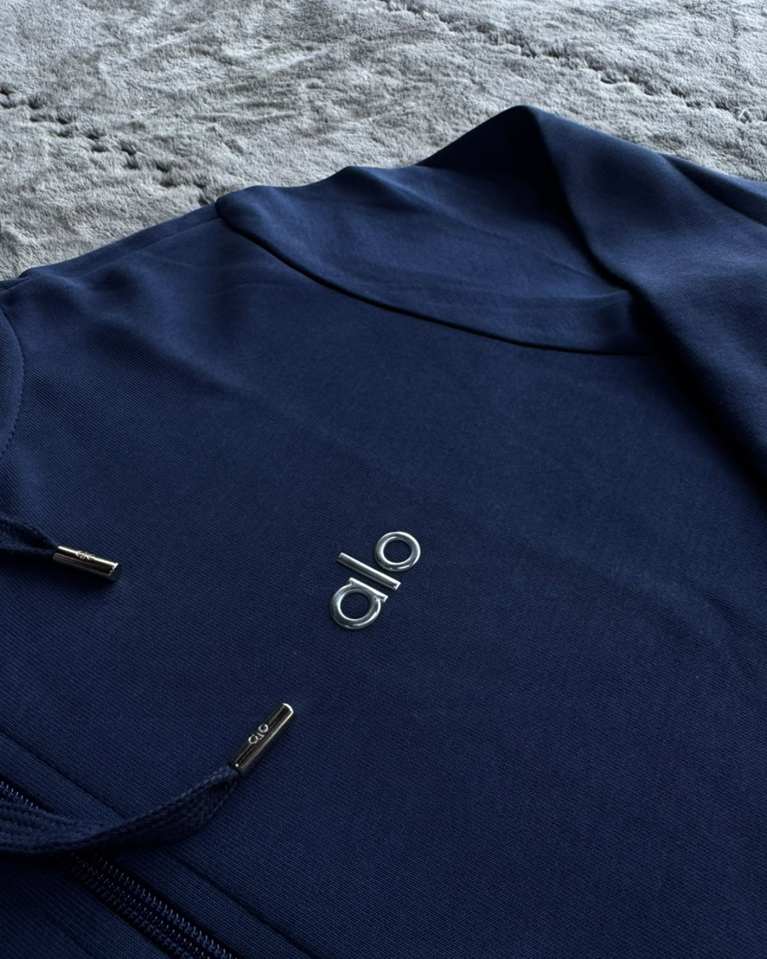 SUDADERA ALO AZUL CON CIERRE
