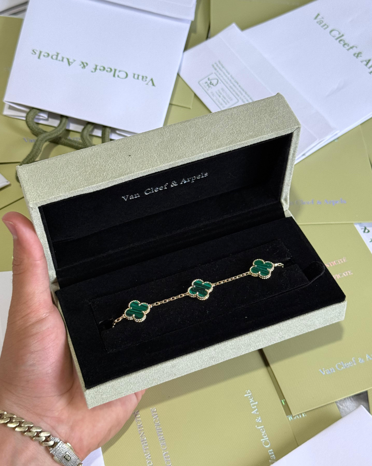 Pulso Tipo Van Cleef Verde
