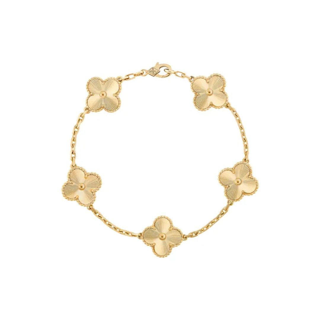 Pulso Tipo Van Cleef Dorado
