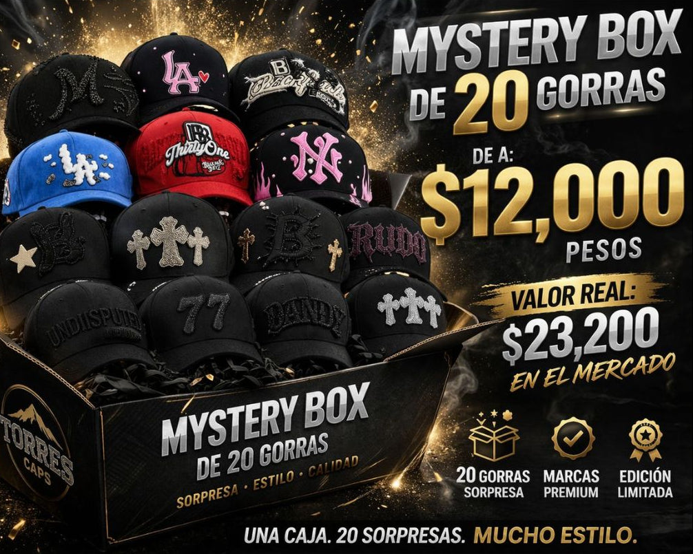 Mistery Box de 20 Gorras Originales