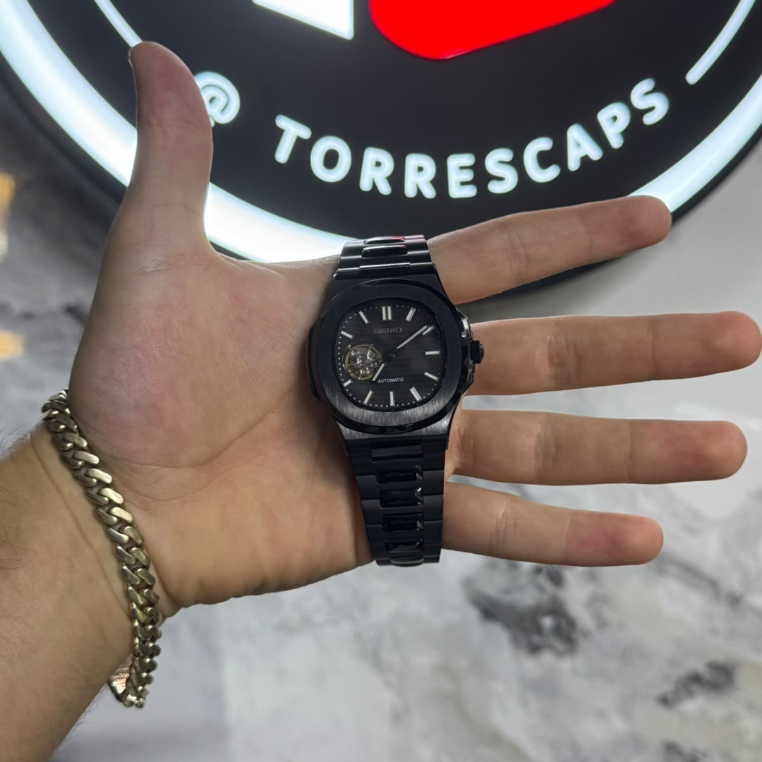 RELOJ SEIKO MOD NAUTILUS FULL BLACK