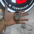 RELOJ SEIKO MOD ROYAL OAK ROSE GOLD CHRONO