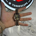 RELOJ SEIKO MOD ROSE GOLD OLIVE DIAL