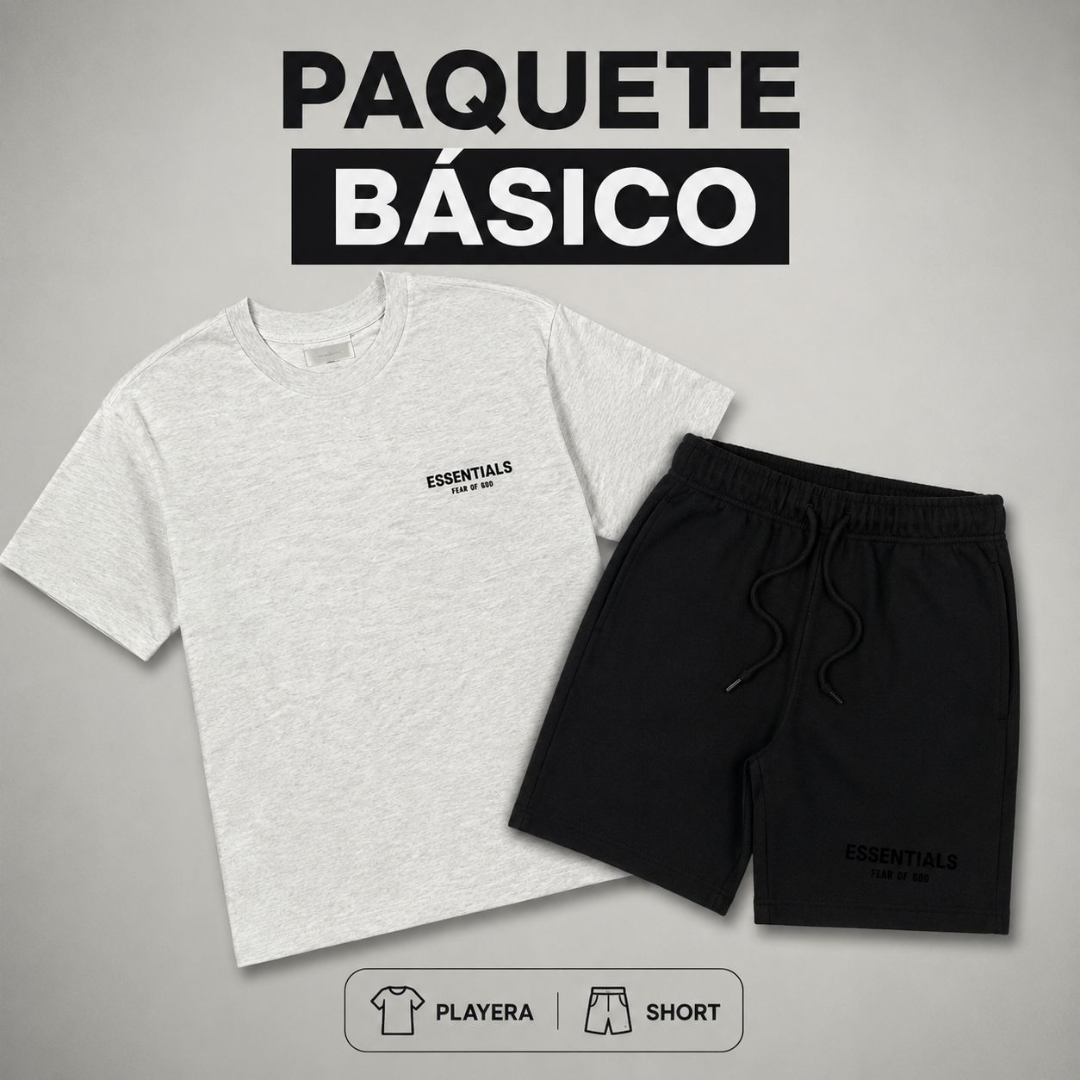 PAQUETE BASICO ( 1 PLAYERA + 1 SHORT )