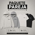 PAQUETE PAREJA (2 HODDIES + 2 PLAYERAS)