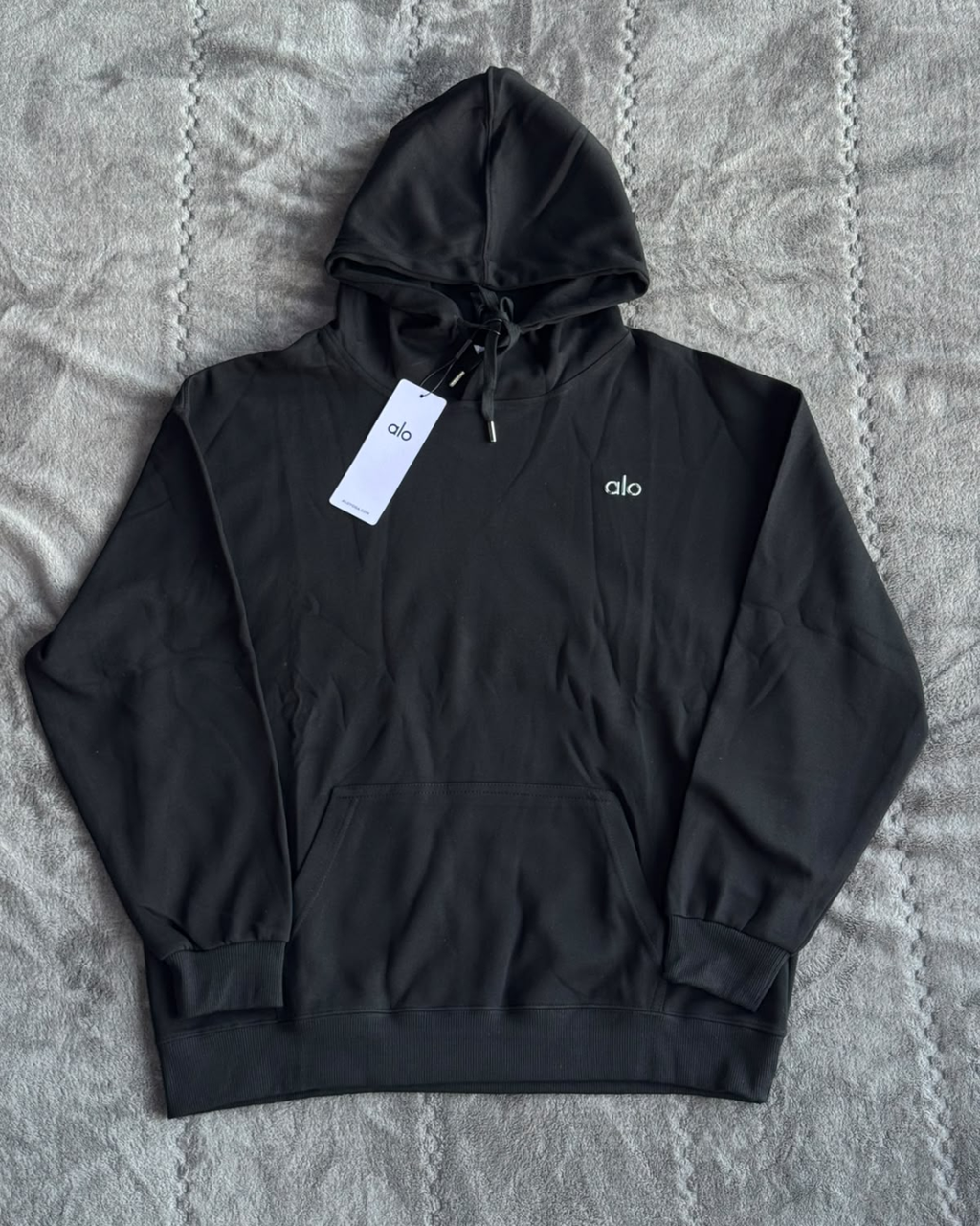 SUDADERA ALO NEGRA SIN CIERRE