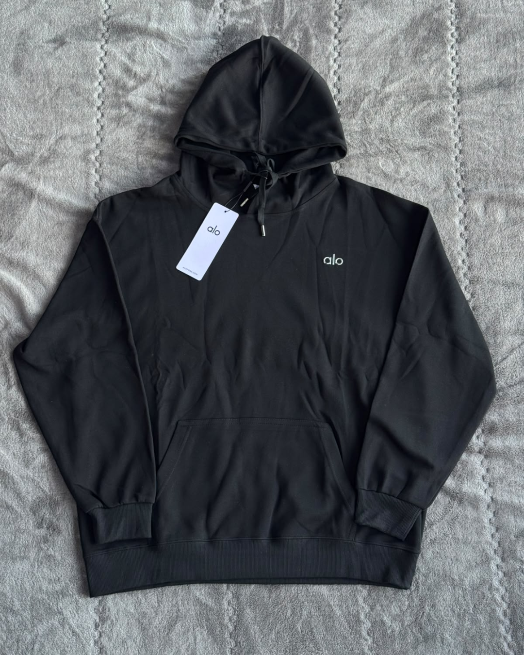 SUDADERA ALO NEGRA SIN CIERRE