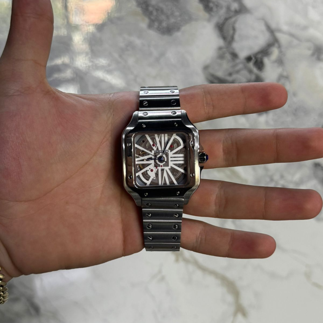 RELOJ SEIKO MOD SANTOS SKELETON