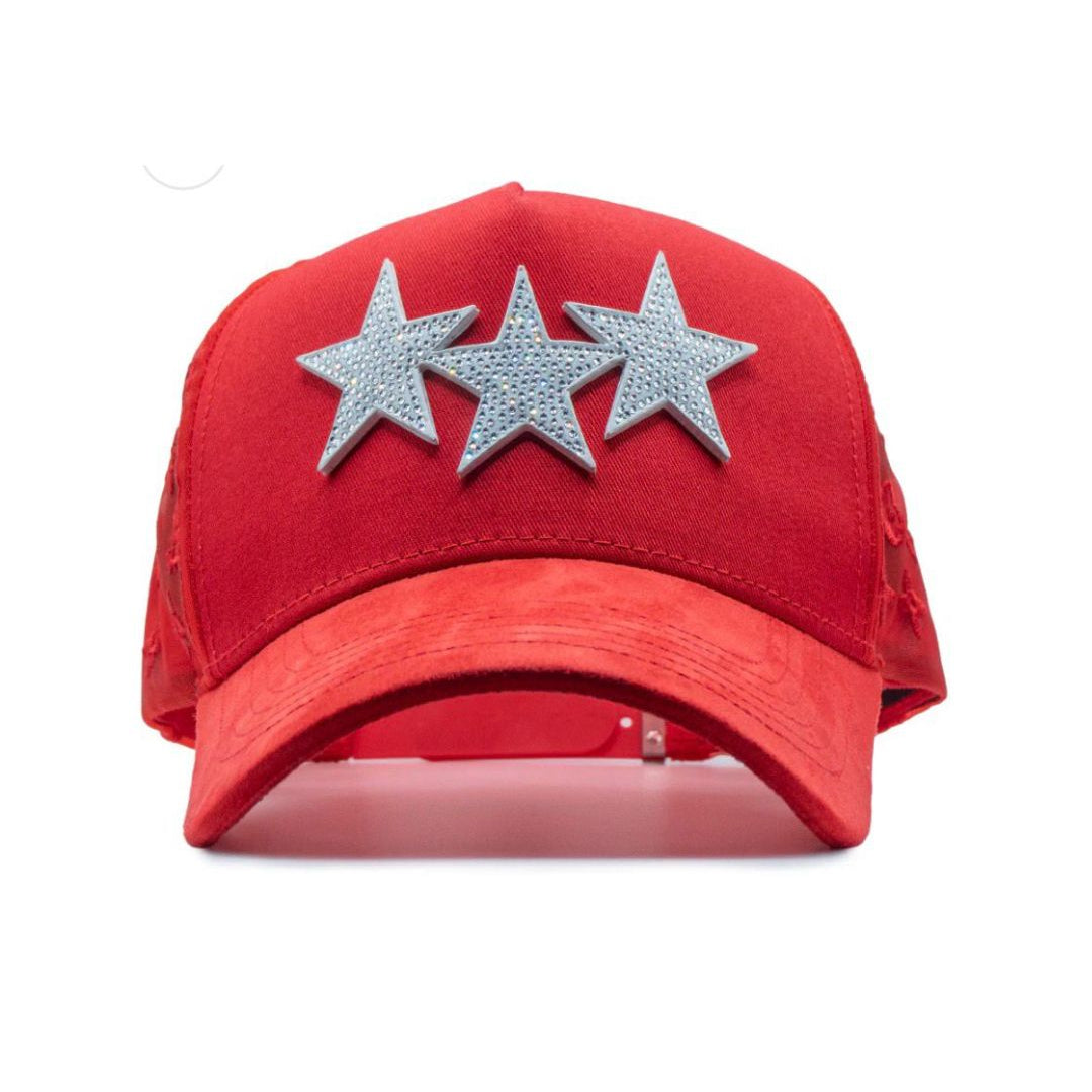 Triple Red Star Hats