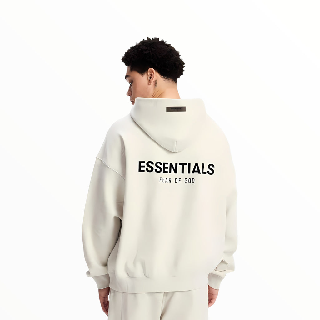 Hoddie Light Oatme  Essentials